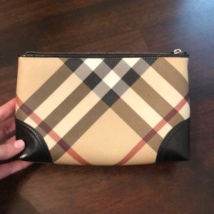 Burberry Plaid Cosmetic Case